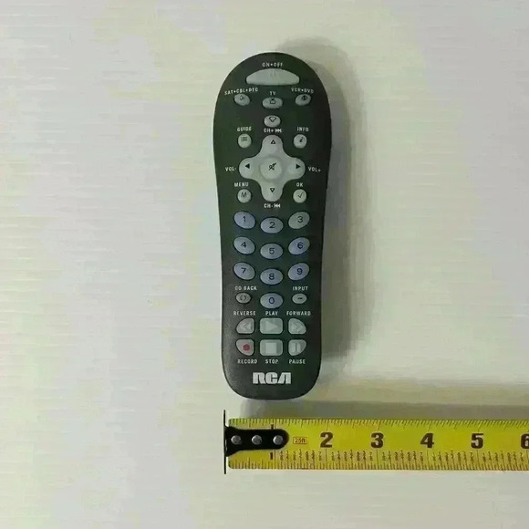 RCA RCR312WR Universal Remote Control for TV VCR DVD & Satellite & Cable - Gray - Picture 7 of 9